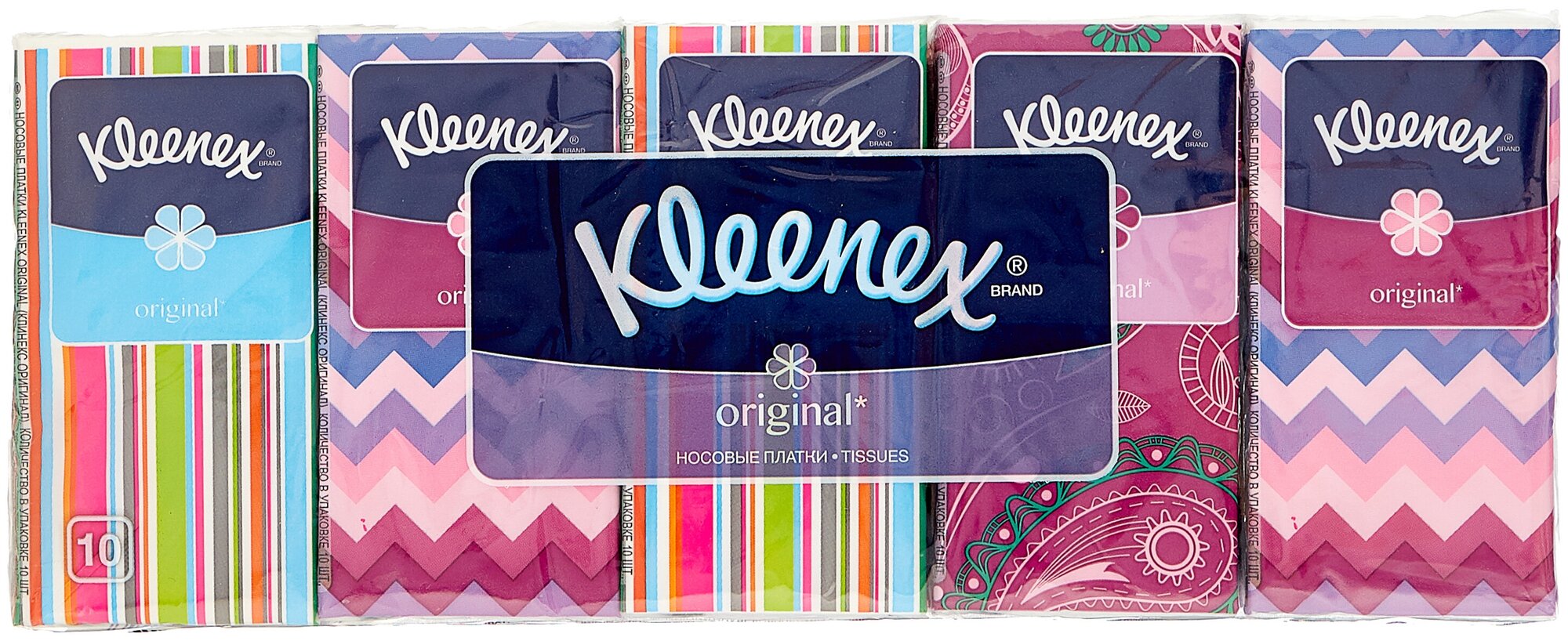 Носовые платочки KLEENEX Original 10шт/уп , 1 уп.