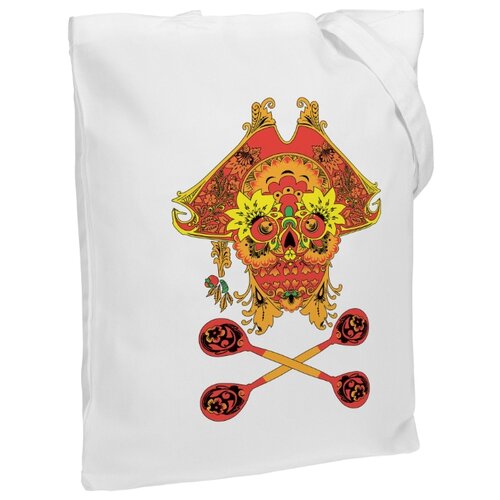 фото Сумка-шоппер yo ho hohloma, молочно-белая соль