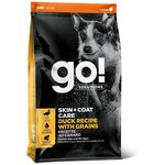 Сухой корм для собак GO! для здоровья кожи и шерсти, при чувствительном пищеварении, утка, с овсянкой - изображение