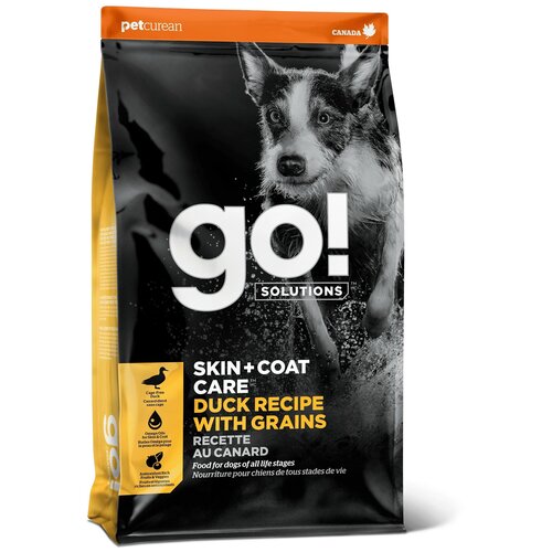 Корм GO! для щенков и собак, со свежей уткой и овсянкой 1,59 кг