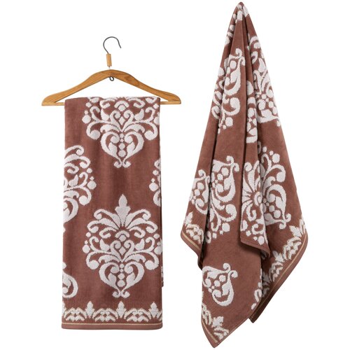 фото Guten morgen полотенце рицо универсальное 50х90 см белый/коричневый