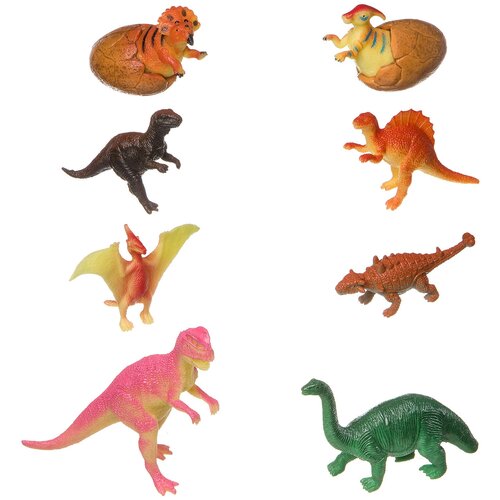 Набор животных BONDIBON динозавров 8 шт. 2,5-5