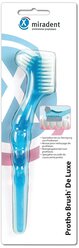 Щетка для зубных протезов miradent Protho Brush De Luxe, голубой