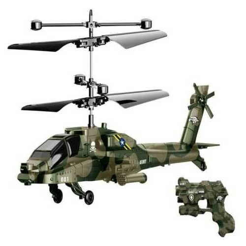 Вертолет на сенсорном управлении военный вертолет 1 toy gyro copter вертолёт на сенсорном управлении со светом коробка т15183