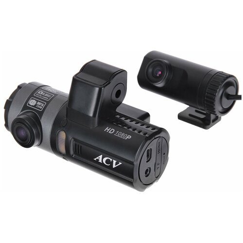 Видеорегистратор ACV GQ914 черный 5.1Mpix 1440x2560 1440p 160гр. GPS Hisilicon Hi3559V200