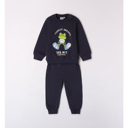 Комплект одежды  Ido для мальчиков, свитшот и брюки, спортивный стиль, размер 30M, синий