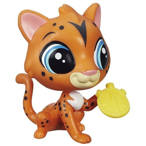 Фигурка Littlest Pet Shop Гепард с часами B2165, 5 см