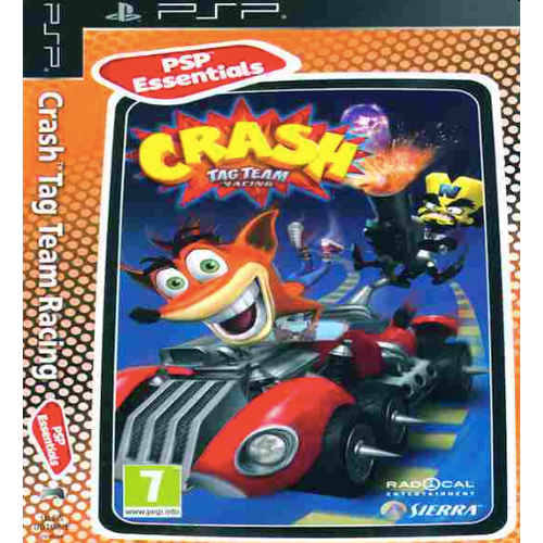 Игра для Playstation Portable: Крэш Crash. Tag Team Racing Essentials (PSP)