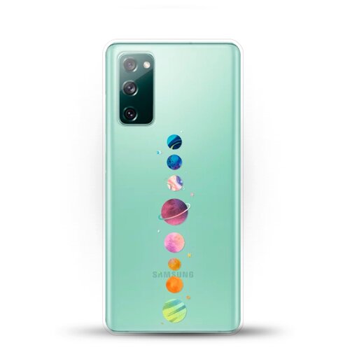 фото Силиконовый чехол планеты на samsung galaxy s20fe (fan edition) andy & paul