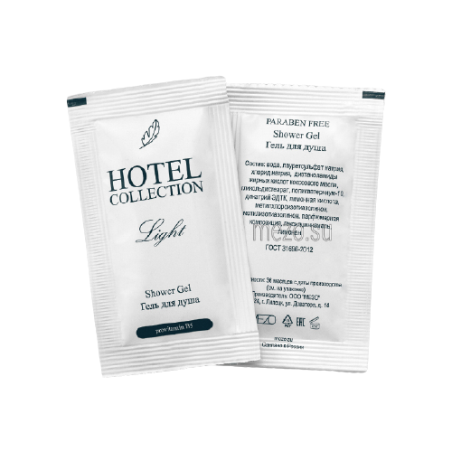 Гель для душа саше 10мл Hotel Collection, 100 шт