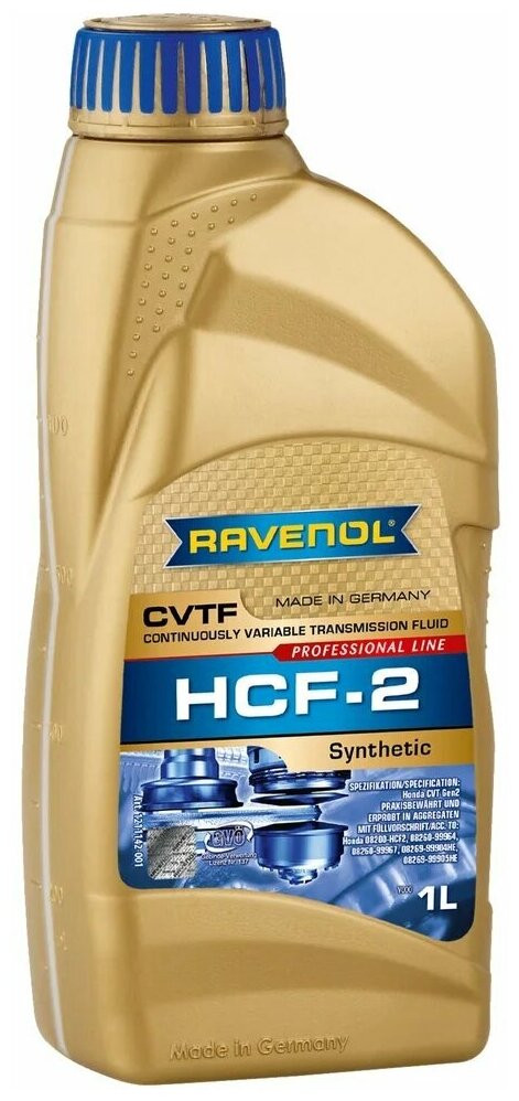 Трансмиссионное масло RAVENOL CVT HCF-2 Fluid (1л)