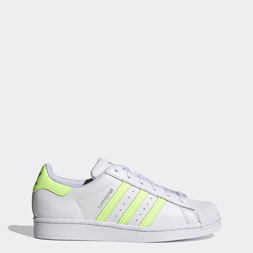 Кроссовки adidas Superstar, демисезон/лето, повседневные, натуральная кожа, размер 8,5 UK, белый