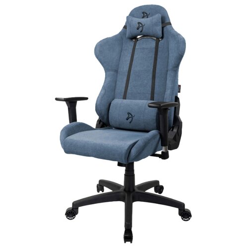 фото Компьютерное кресло arozzi torretta soft fabric игровое, обивка: текстиль, цвет: синий