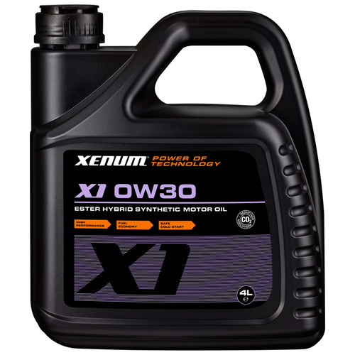 XENUM X1 0W30/Синт. моторное масло с эстерами/ACEA C3, BMW Longlife-04, MB 229.51/1л
