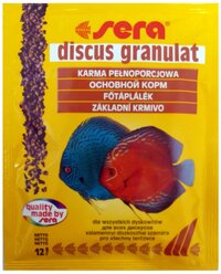 Сухой корм для рыб Sera Discus Granulat, 12 г