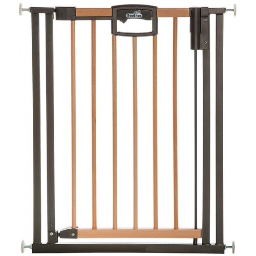 Ворота безопасности Geuther EasyLock Wood Plus (80,5-88,5 см) дополнительная секция geuther easylock wood 8см белый