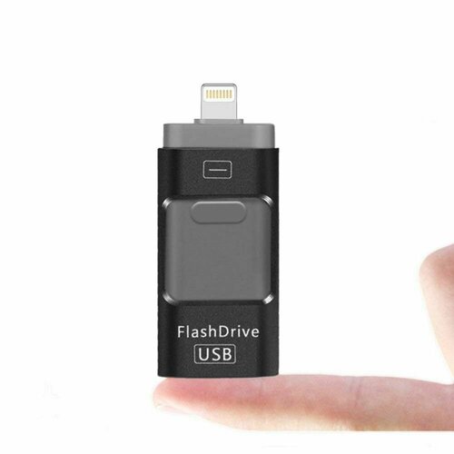 Флешка коннектор 128 GB USB Flash Drive для iPhone / iPad Android Micro USB и для ПК