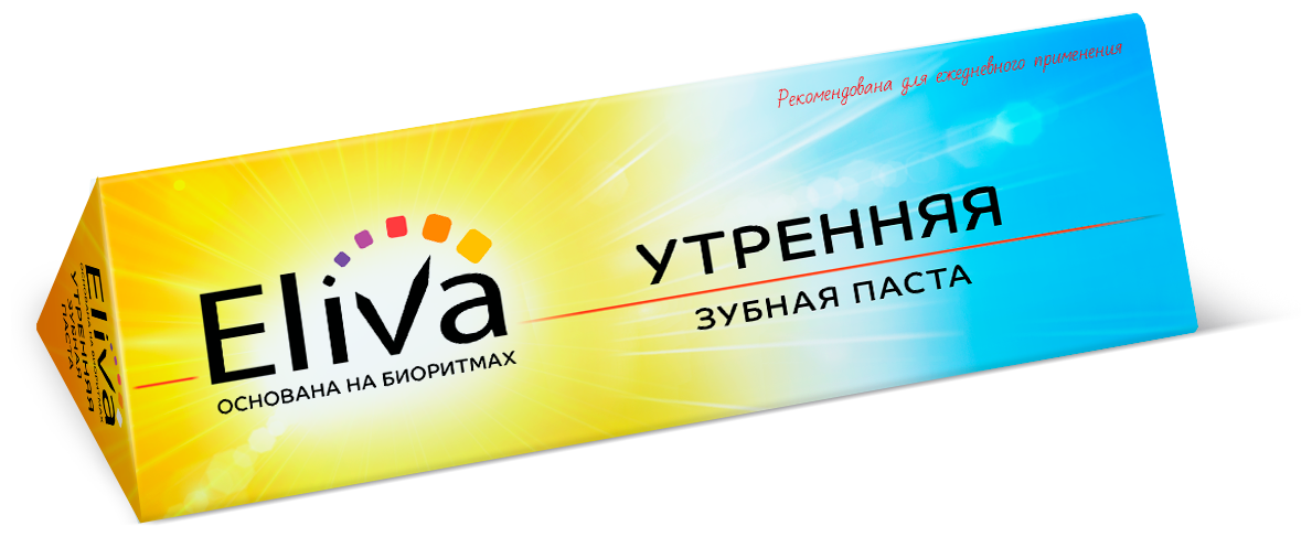 Зубная паста Eliva утренняя, 100 мл 40101