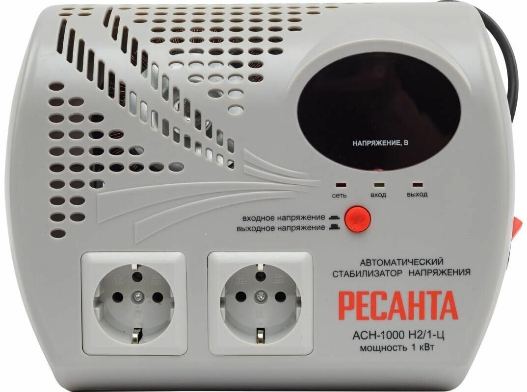 фото Стабилизатор напряжения Ресанта АСН-1000 Н2/1-Ц