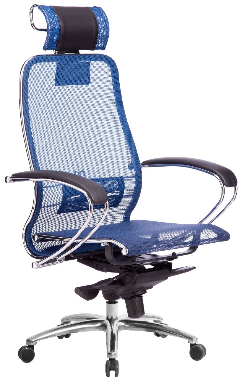 Компьютерное кресло Метта Samurai S-2.04 офисное, обивка: текстиль, цвет: синий