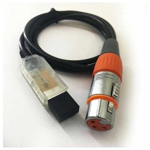 DMX Контроллер / пульт USB - RS485, DMX512/1990, DC5V, подсветка espada контроллер usb rs485 ur485 41373