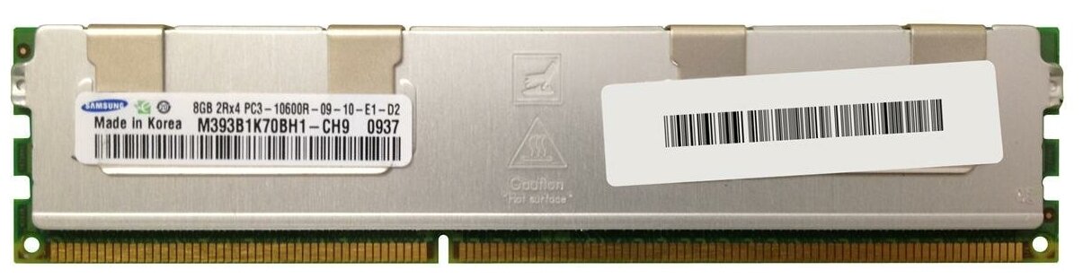 Оперативная память Samsung M393B1K70BH1-CH9, 46c7453, DDR3, 8 Гб, 10600