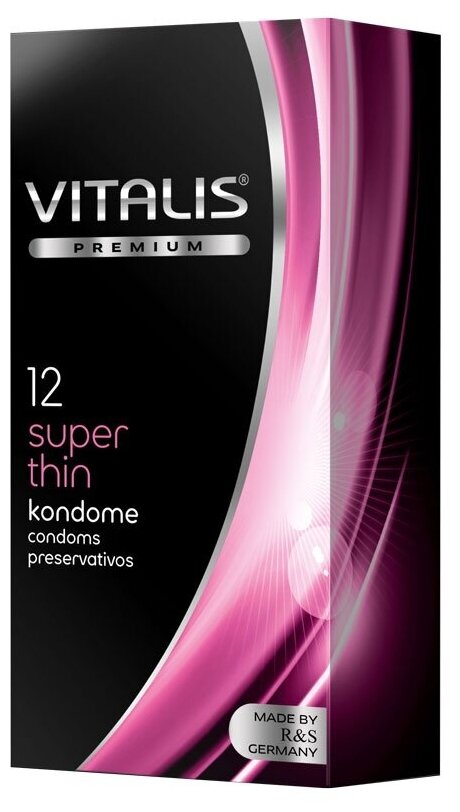 Презервативы VITALIS Super Thin, 12 шт.