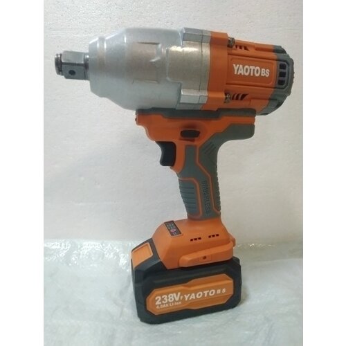 Гайковерт аккумуляторный бесщеточный ударный YAOTO BS 238Vf 2500 Нм 2 АКБ LI-ION 4 Ач головка 22мм квадрат 34 2220000₽