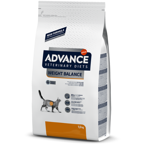 Сухой корм для кошек Advance Veterinary Diets при избыточном весе, домашняя птица 1.5 кг