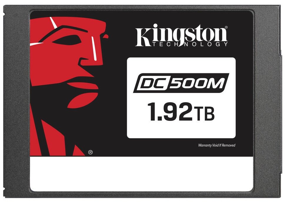 Kingston SSD DC500M, 1920GB, 2.5" 7mm, SATA3, 3D TLC, R/W 555/520MB/s, IOPs 98 000/75 000, TBW 4555, DWPD 1.3 (5 лет)