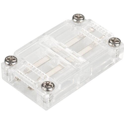Arlight Коннектор прямой для ленты ARL-50000PV (15.5x6mm) прозрачный (Пластик) 027067 (10 шт.)