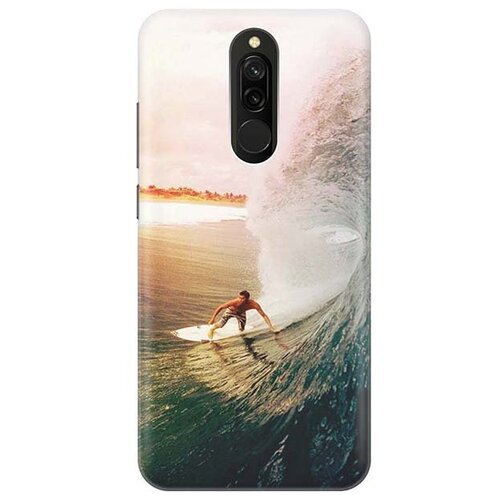 фото Ультратонкий силиконовый чехол-накладка для xiaomi redmi 8 с принтом gosso