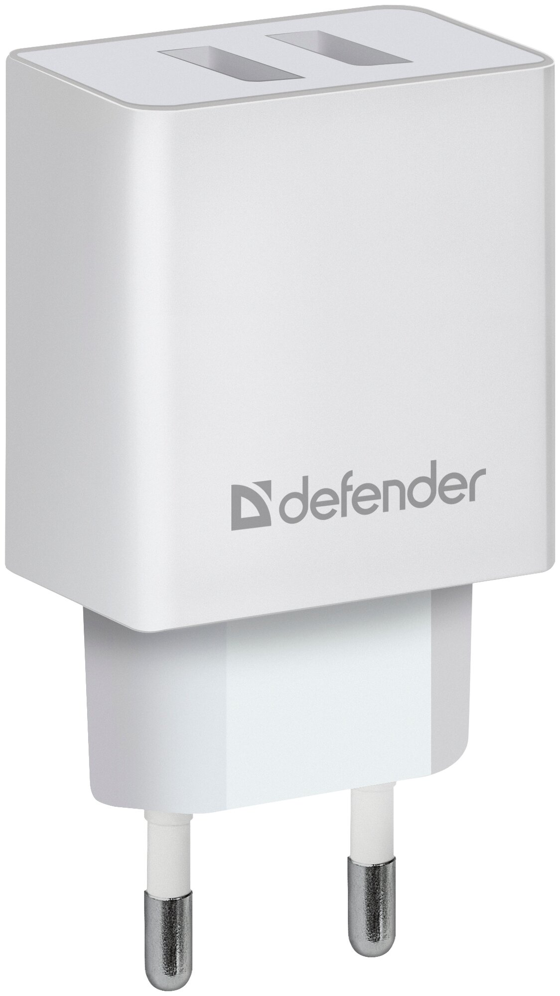 Сетевой адаптер Defender UPA-22 белый, 2xUSB, 2.1А (83580) 83580