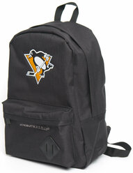 Рюкзак городской, спортивный, дорожный с логотипом Pittsburgh Penguins NHL / Питтсбург Пингвинз НХЛ от Atributika & Club