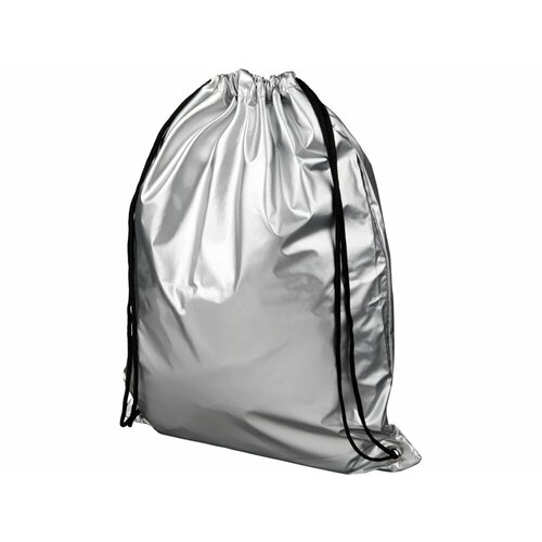 Блестящий рюкзак со шнурком Oriole, цвет серебристый