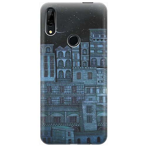 фото Re:pa чехол - накладка artcolor для huawei p smart z / y9 prime (2019) / honor 9x / honor 9x premium с принтом "ночь над городом"