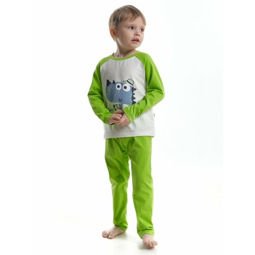 Пижама Mini Maxi, размер 104, зеленый