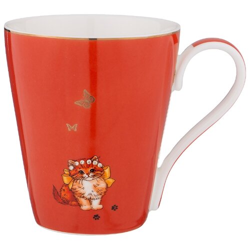 фото Кружка кошка 300мл охра lefard (754-159)