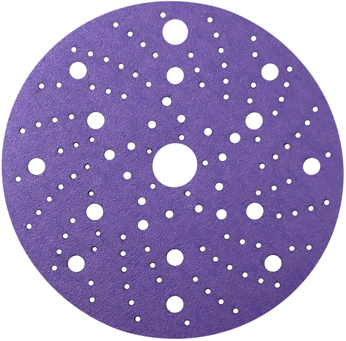 Диск шлифовальный на пленочной основе Sandwox 328 Purple Zirconia Multi holes