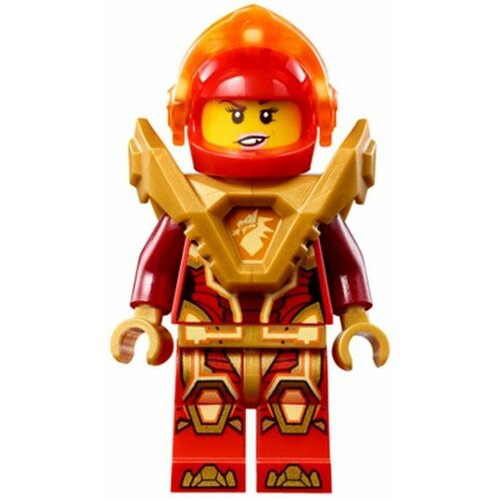 Минифигурка Лего Lego nex133 Macy - Pearl Gold Armor