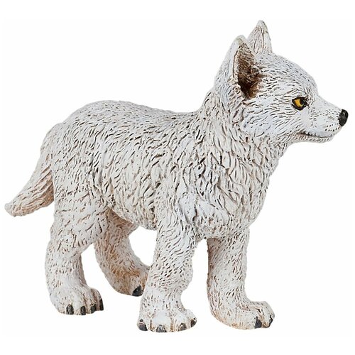 Купить Молодой полярный волк 6 см - фигурка игрушка из серии Дикие животные, Papo