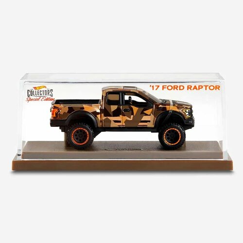 Коллекционная машинка Hot Wheels HWC Special Editions '17 Ford Raptor (Хот вилс Специальный выпуск ХВК '17 Форд Раптор) nicecnc atv tusk aluminum case saver protector guard for yamaha raptor 700 2006 2018 raptor 700r 2013 2018 raptor 700r se red