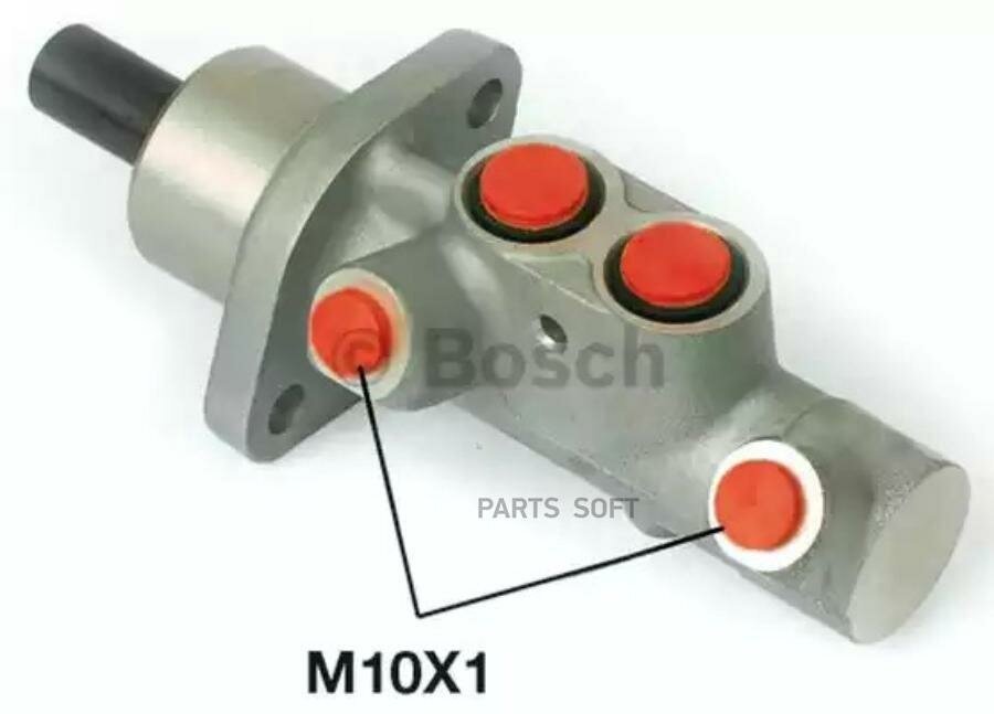 BOSCH 0986480886 Цилиндр тормозной главный NISSAN Micra (05-),Note (05-12) BOSCH