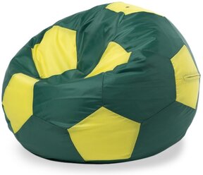 Кресло-мешок «Мяч», XXL, оксфорд, Зеленый и желтый