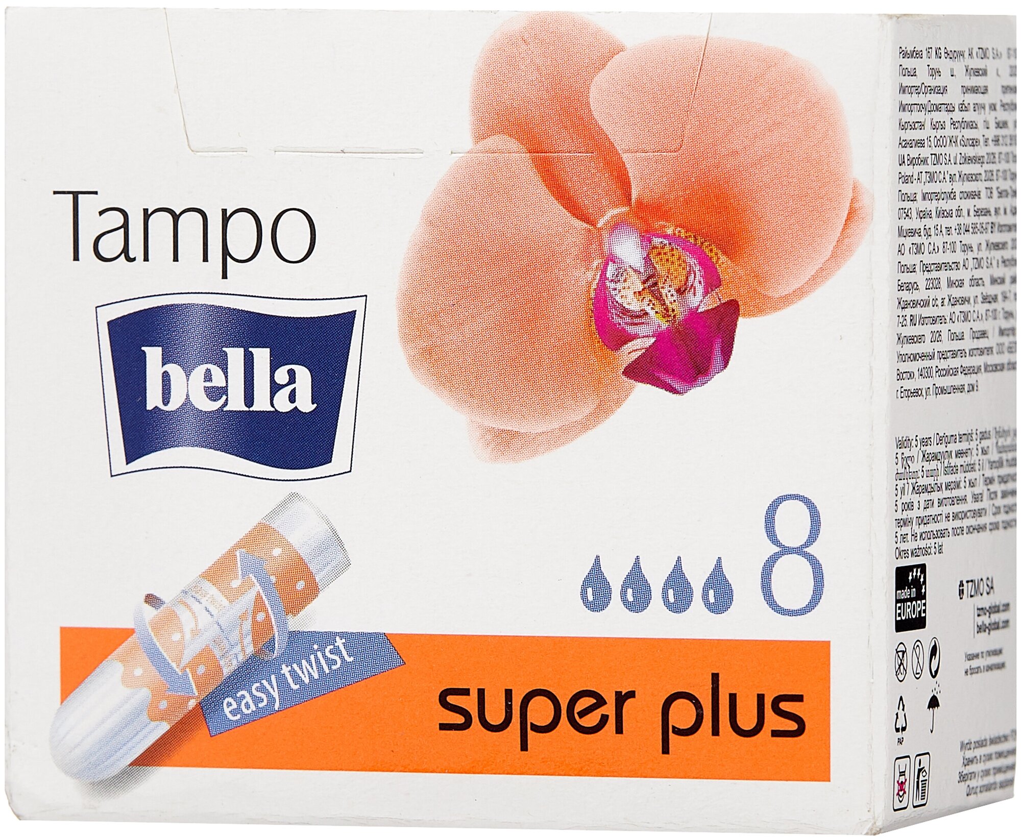 Bella  Tampo super plus, 4 , 8 .