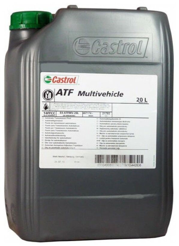 Castrol1 CASTROL Масло трансм. Transmax ATF DexMerc Multivehicle (20 л.)
