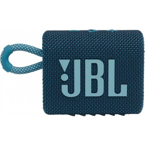 Акустическая система 1.0 BLUETOOTH GO 3 BLUE JBL портативная акустическая система jbl go 3 камуфляж