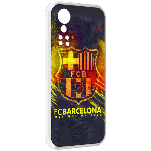 Чехол MyPads FC-Barcelona-Wallpaper-3 для ZTE Axon 30 5G / Axon 30S задняя-панель-накладка-бампер