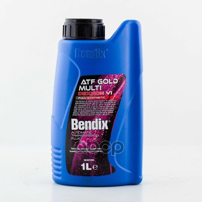 Масло Трансмиссионное 1Л. Синтетика Bendix Gold Atf Multi Dexron Vi Ford Mercon BENDIX арт. 183015B