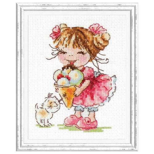 фото 35-21 набор для вышивания чудесная игла 'крем-брюле'10*12см